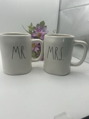 Rae Dunn By Magenta. Coffee Mugs. Ceramic Stoneware.